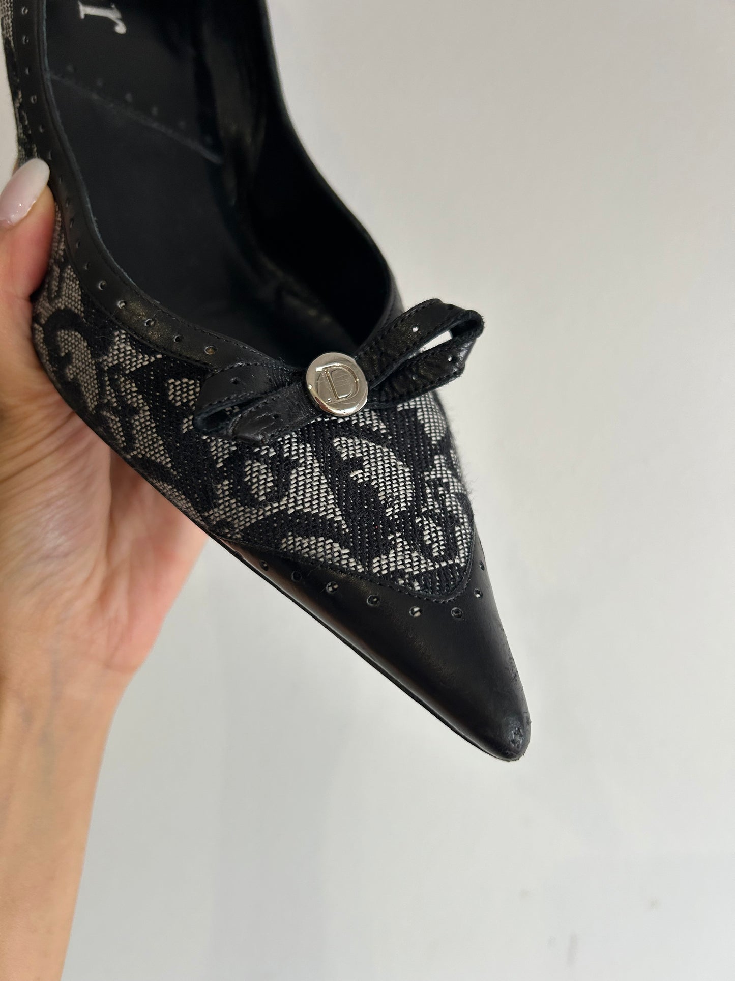Christian Dior canvas heels EU39.5