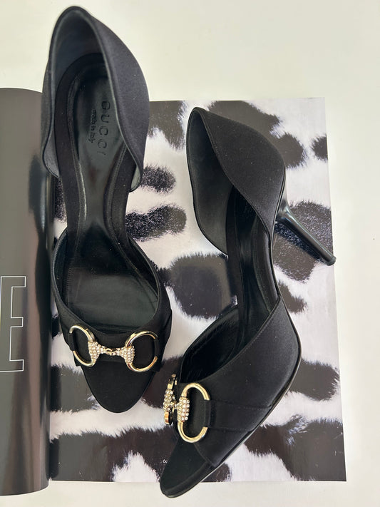 Gucci satin pumps EU36