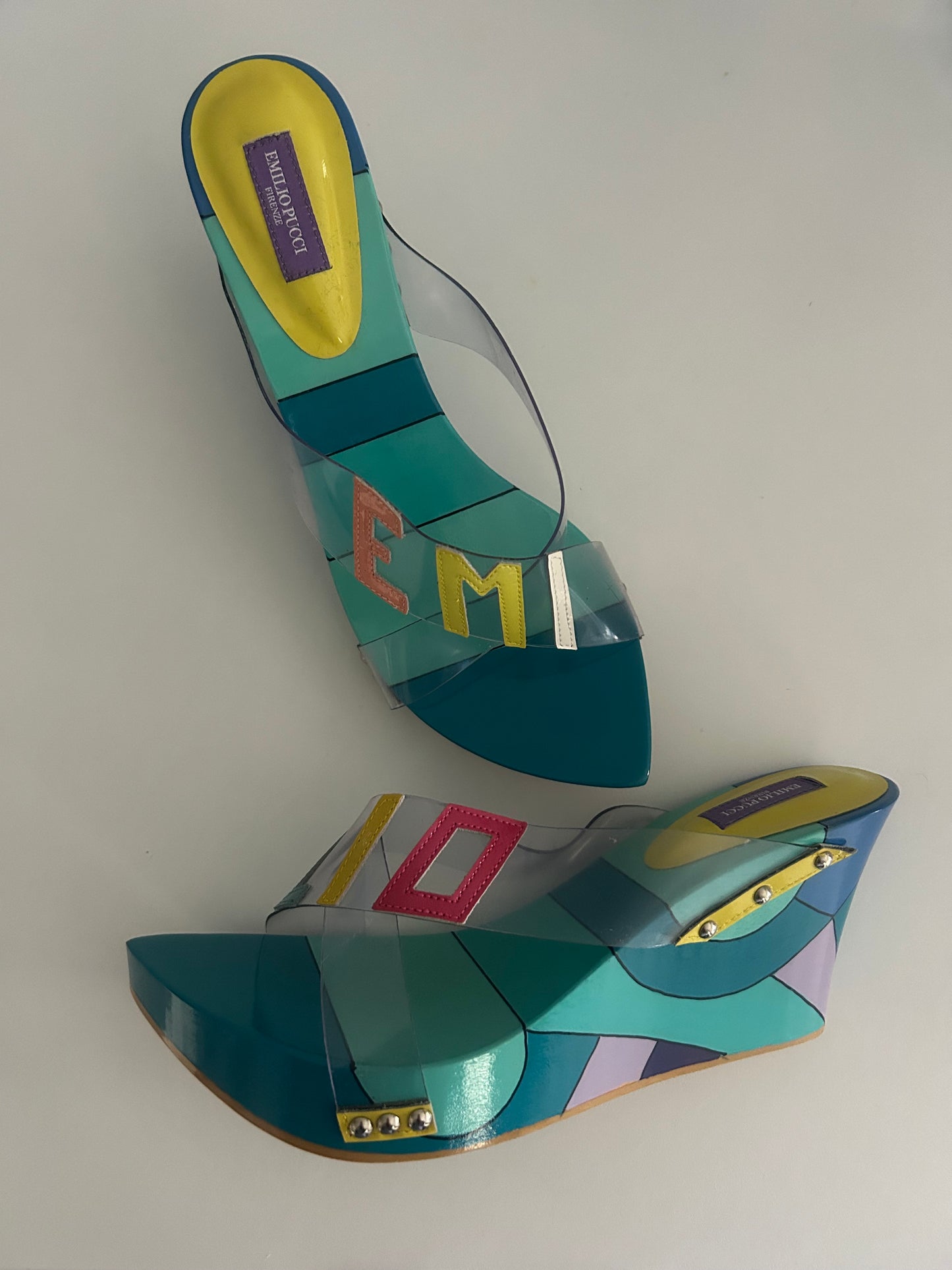 Emilio Pucci Pvc wedges EU40