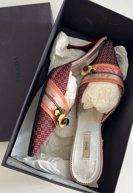 Prada oriental mules EU41