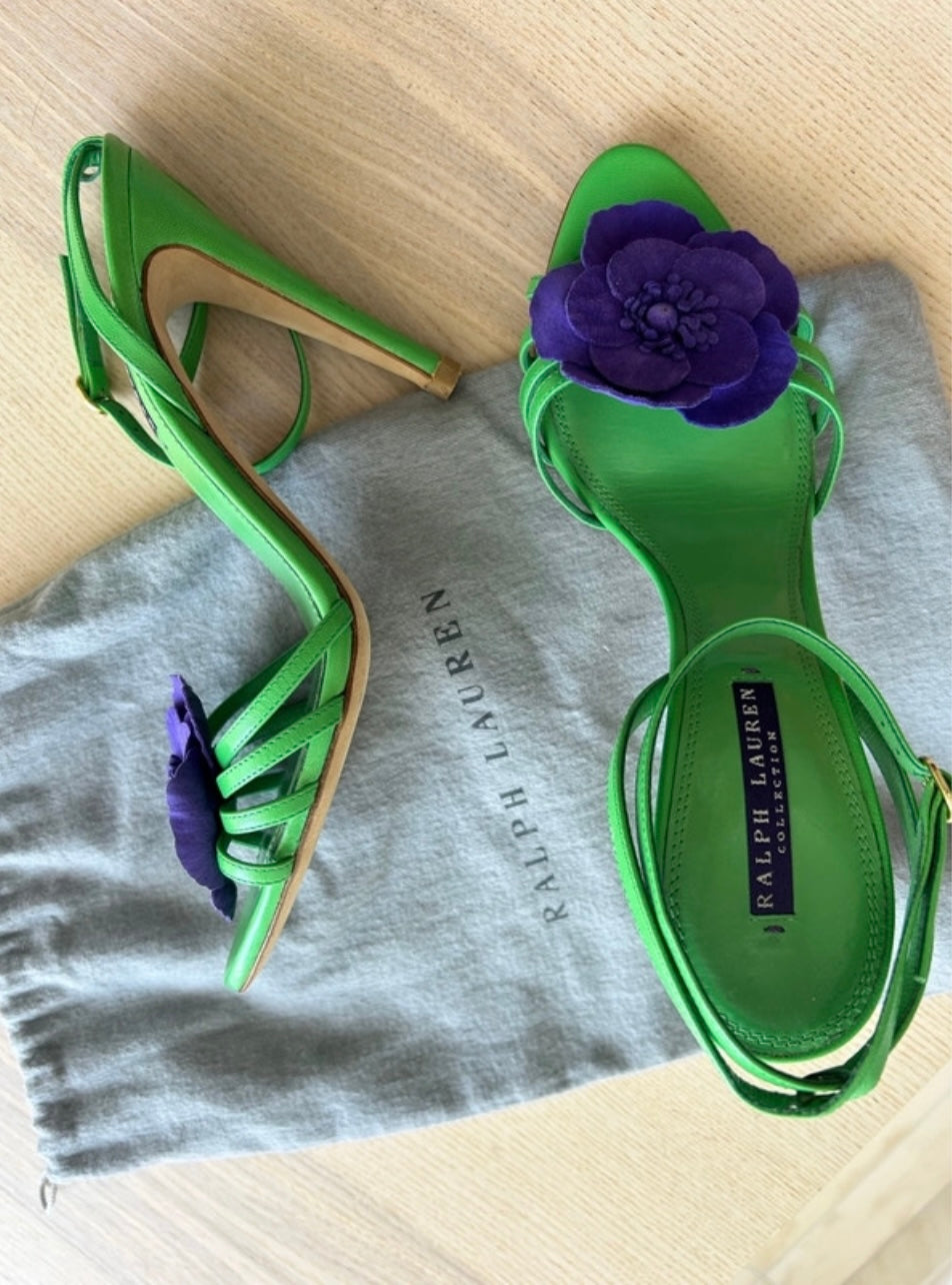 Ralph Lauren flower sandals EU39