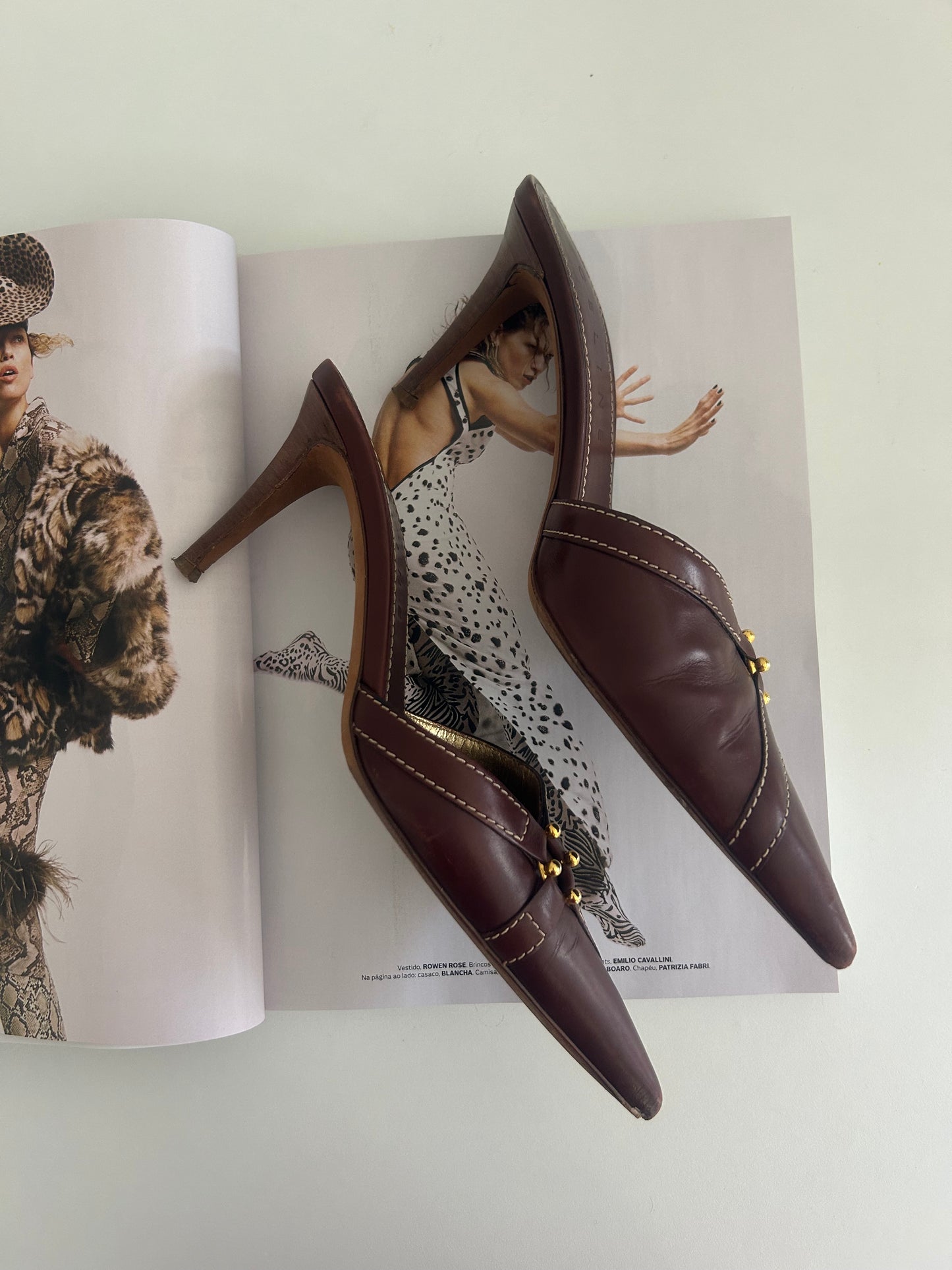 Celine chocolate mules EU38