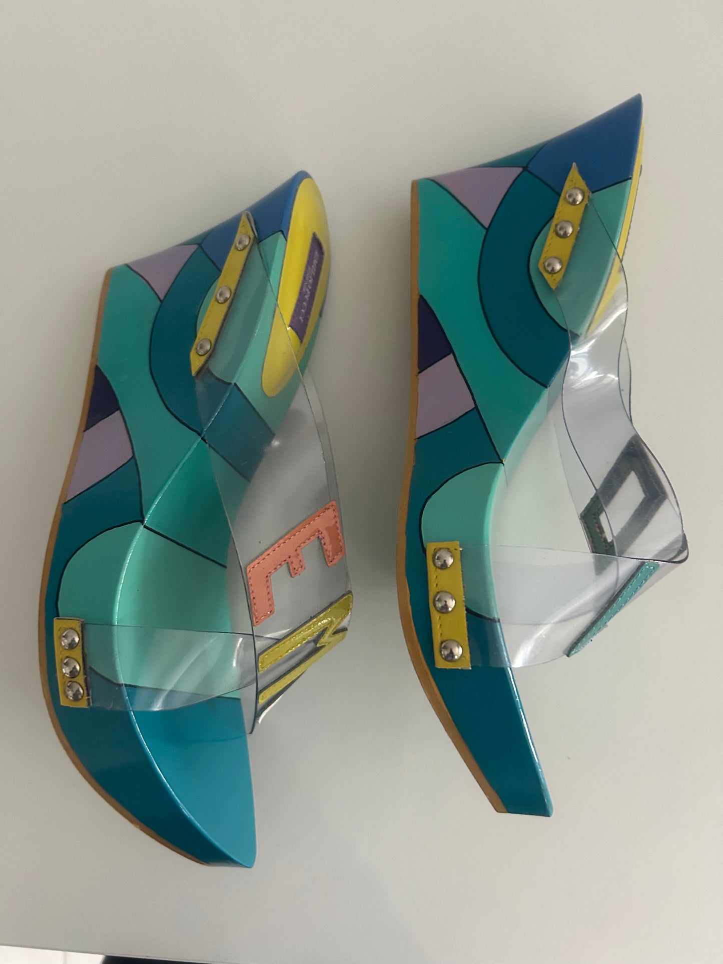 Emilio Pucci Pvc wedges EU40