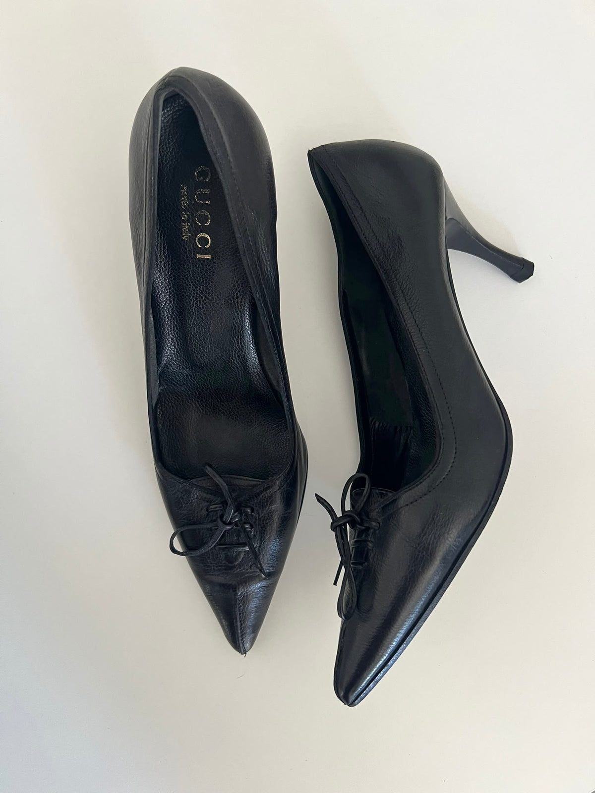 Gucci black heels EU39