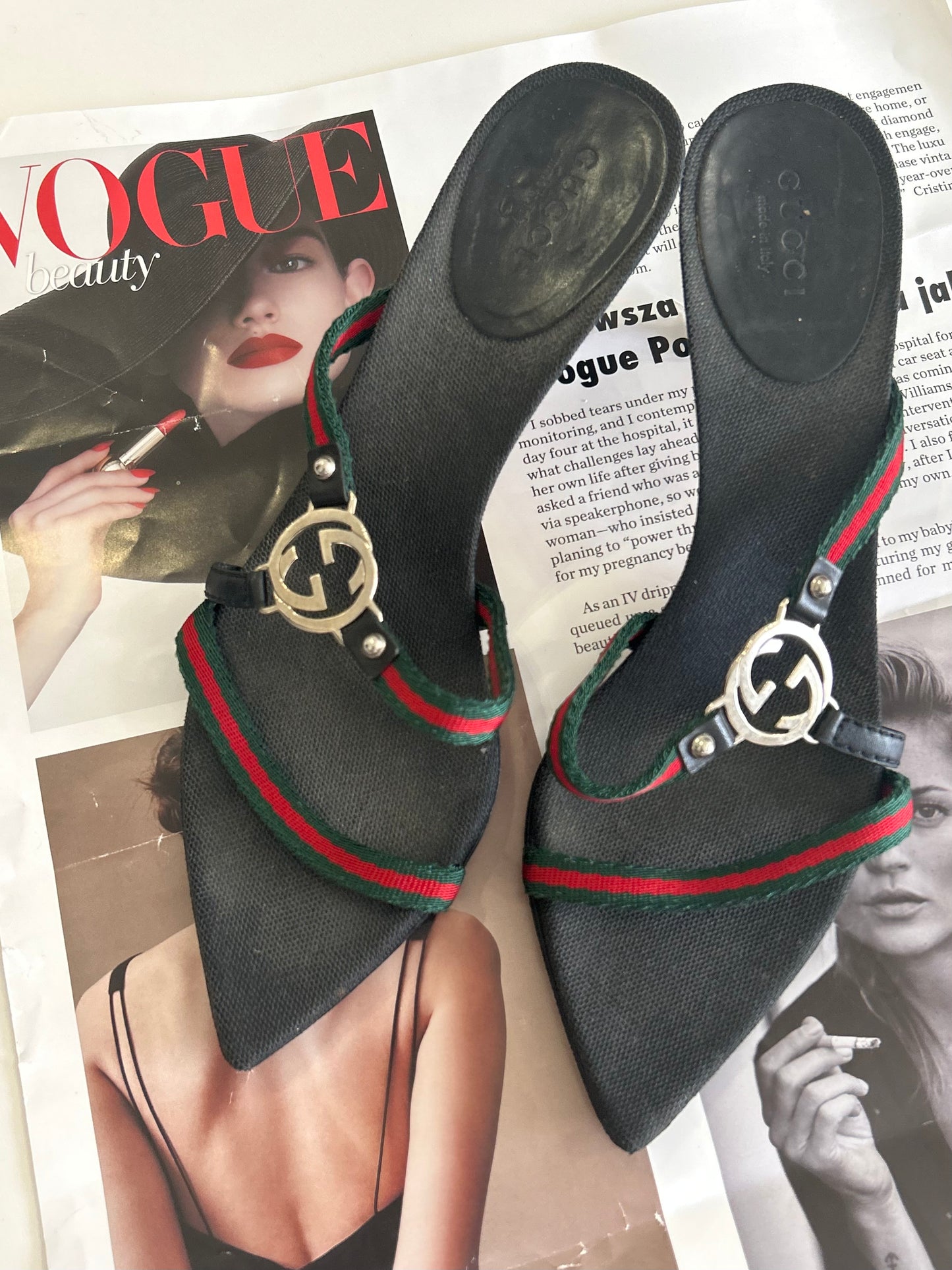 Gucci kitten heels 36EU