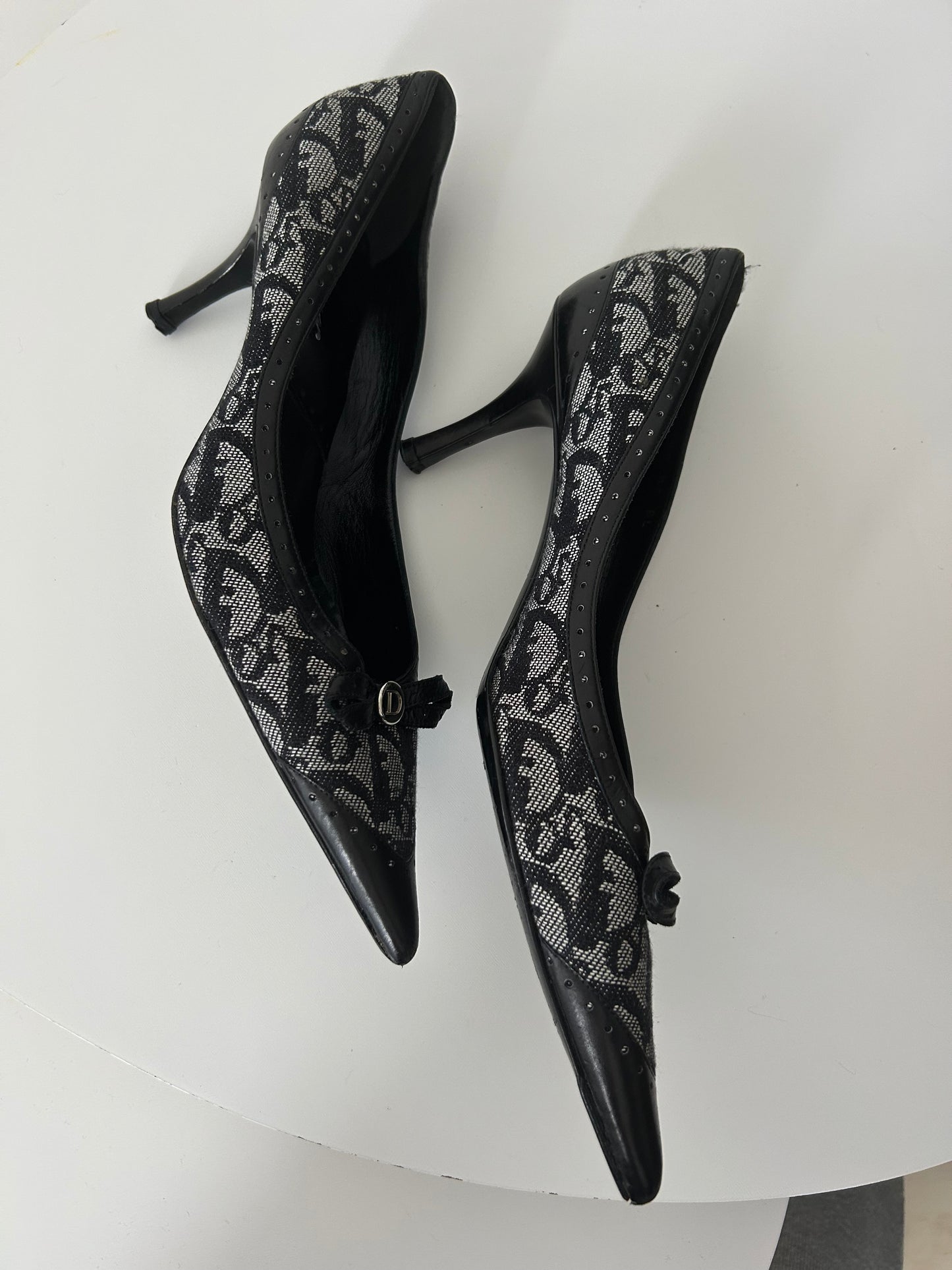 Christian Dior canvas heels EU39.5