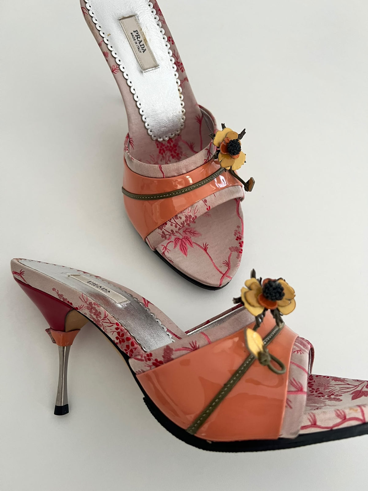 Prada floral mules EU35.5