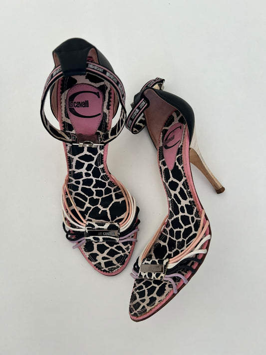 Just Cavalli animalier sandals EU38