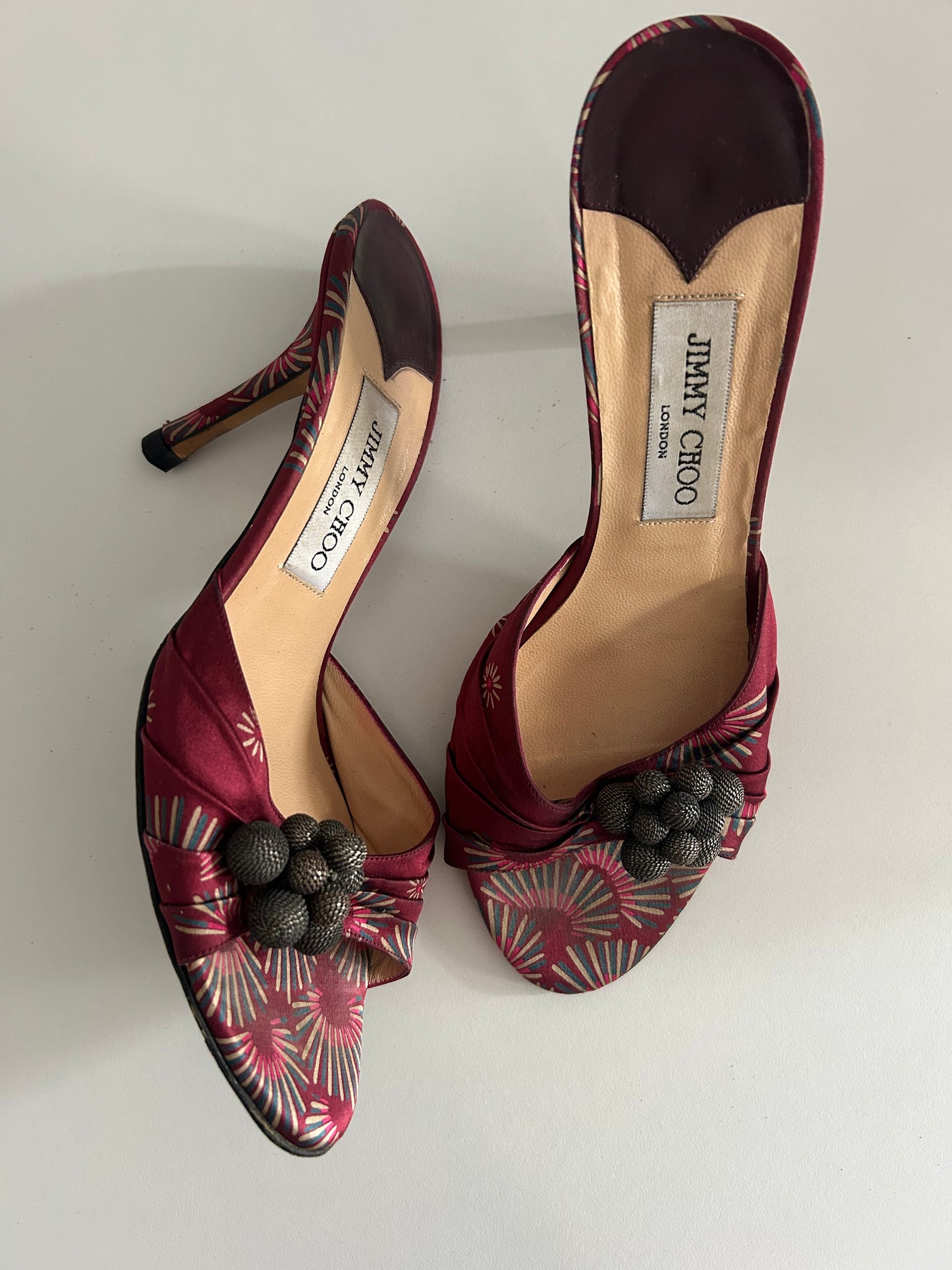 Jimmy Choo burgundy heels EU38