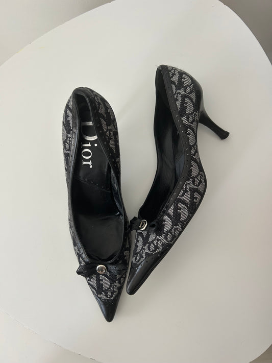 Christian Dior canvas heels EU39.5