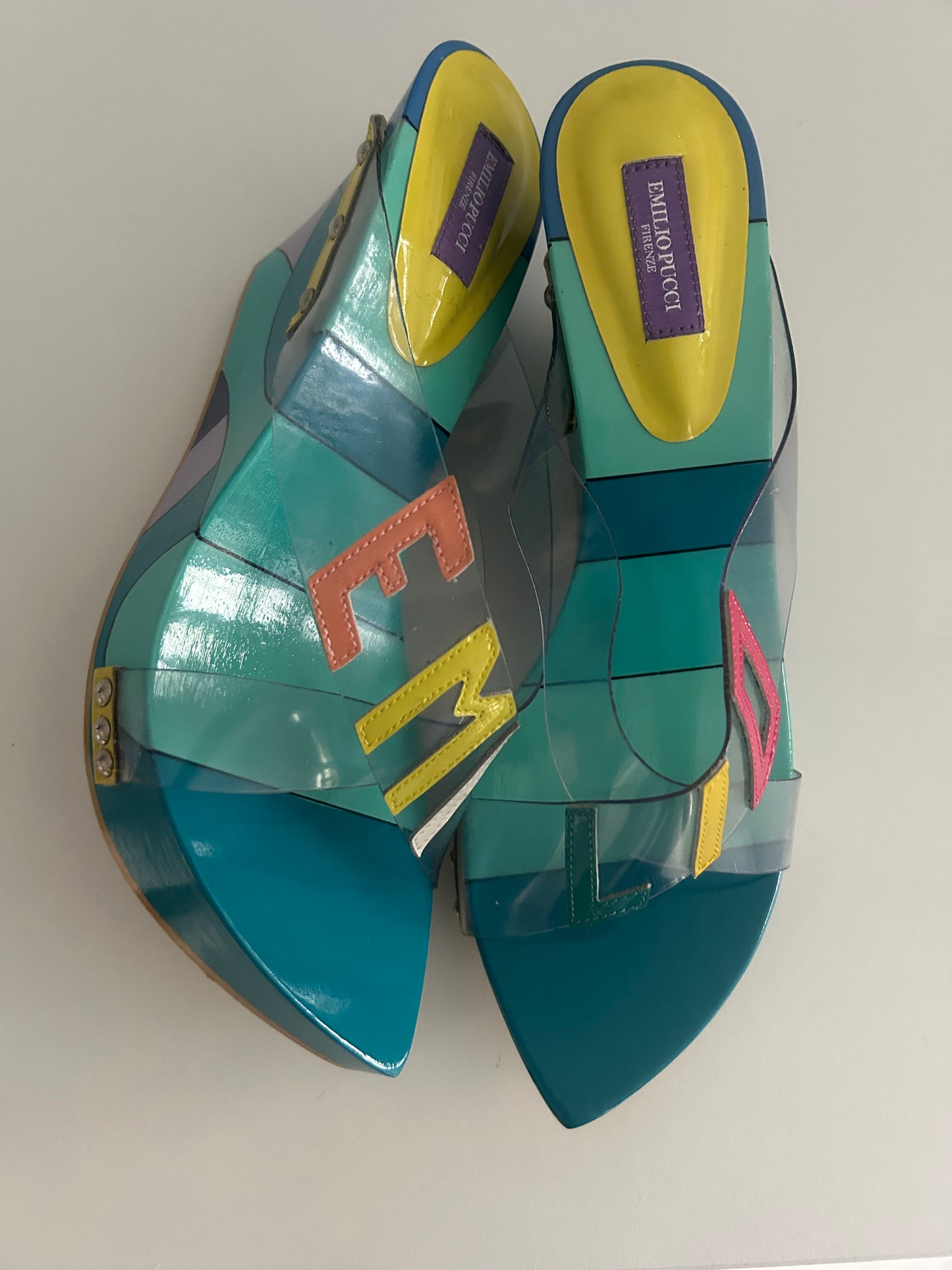 Emilio Pucci Pvc wedges EU40