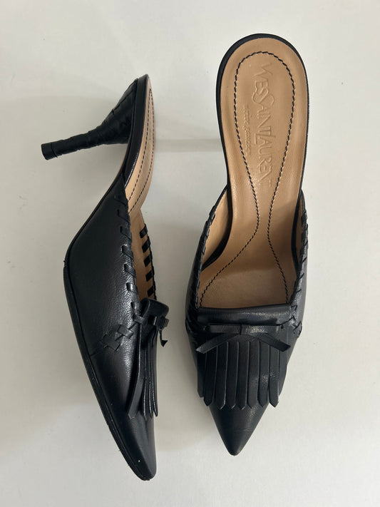 Yves Saint Laurent leather fringes EU38.5