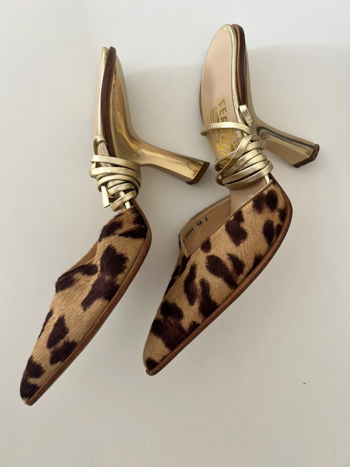 Salvatore Ferragamo ponyhair heels EU39.5