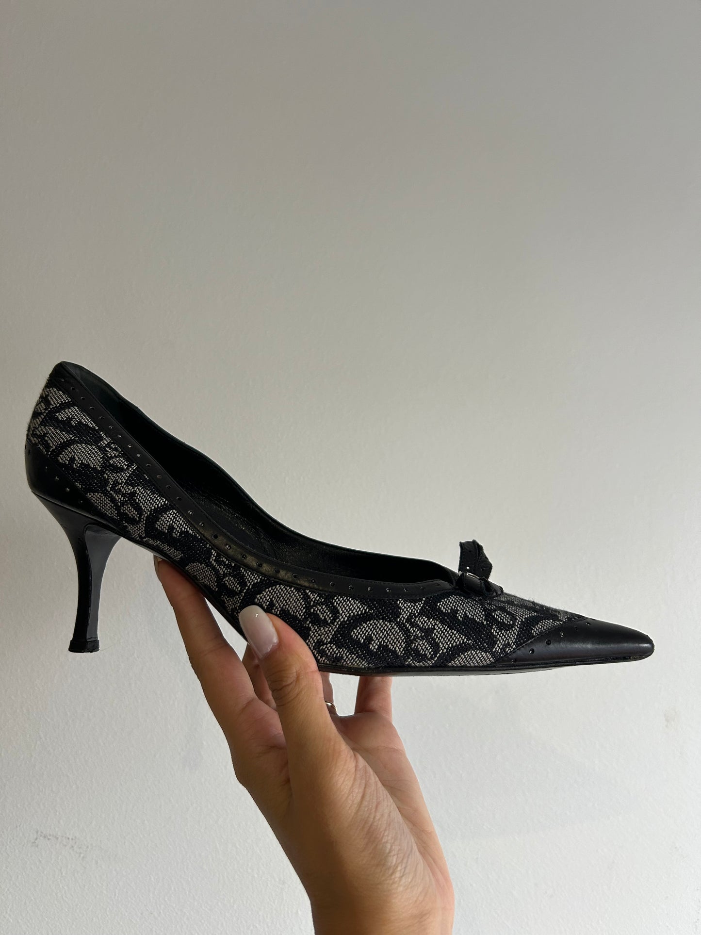 Christian Dior canvas heels EU39.5