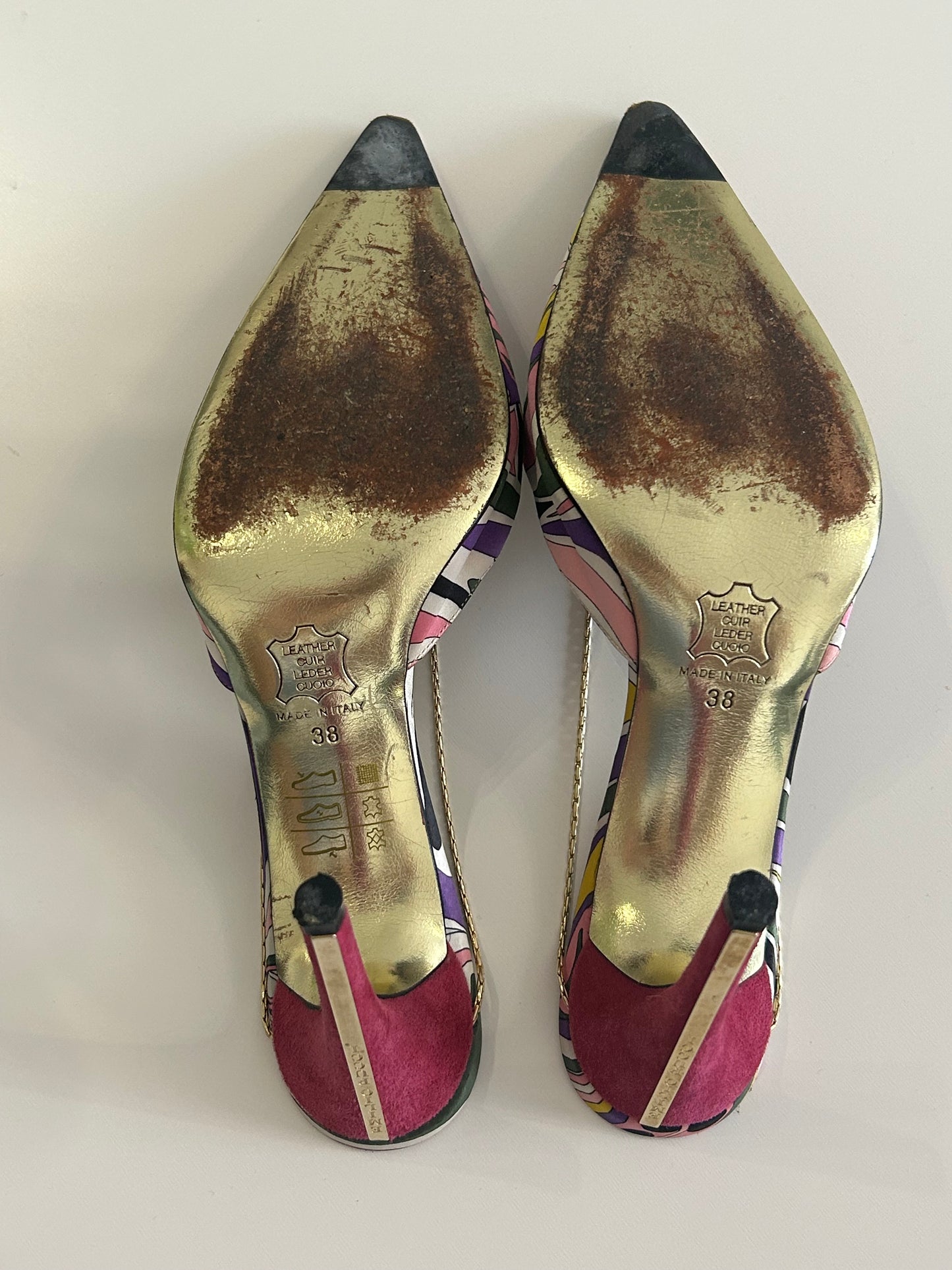 Emilio Pucci chain pumps 38EU