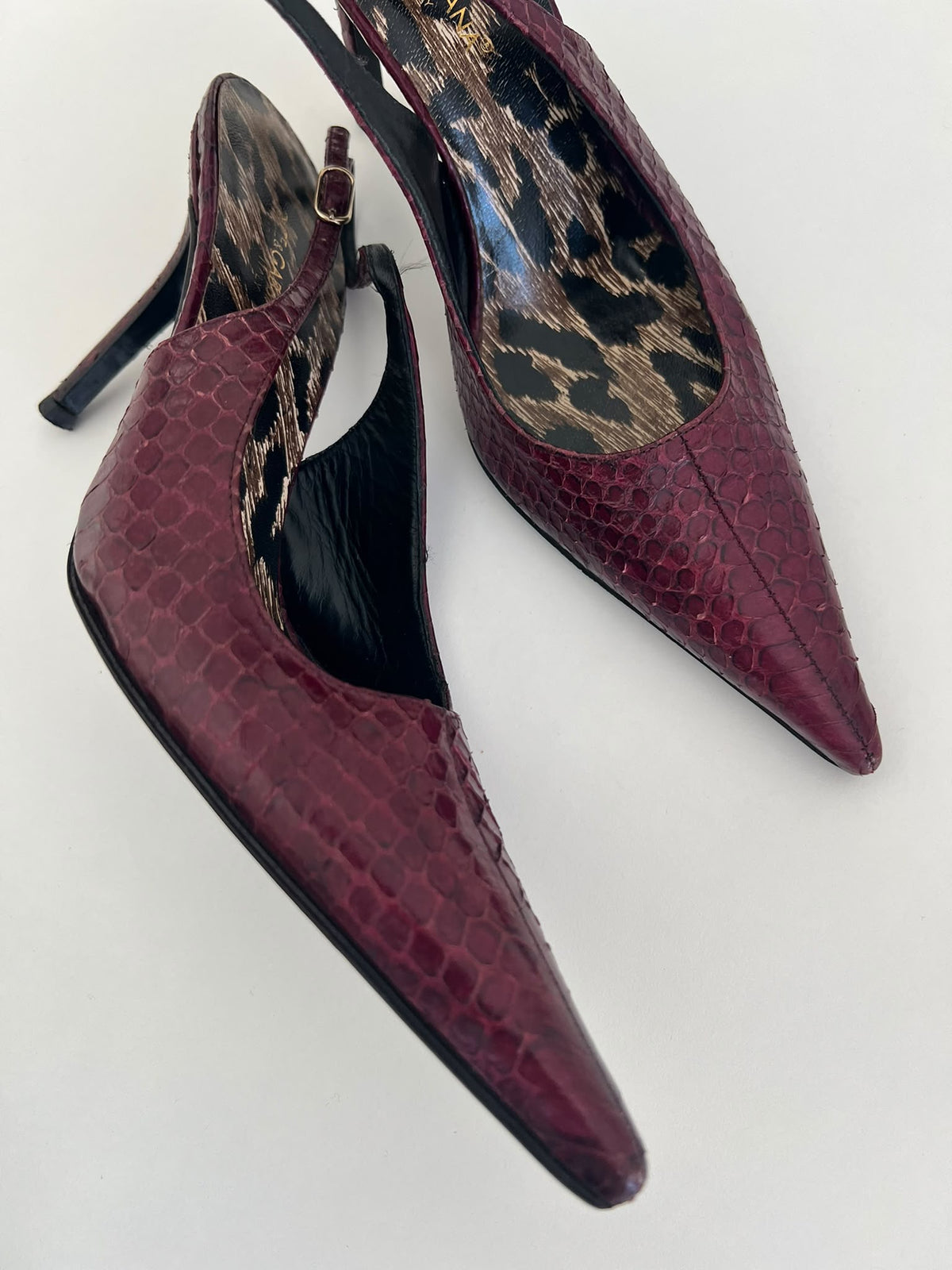 Dolce&Gabbana phyton slingback EU38