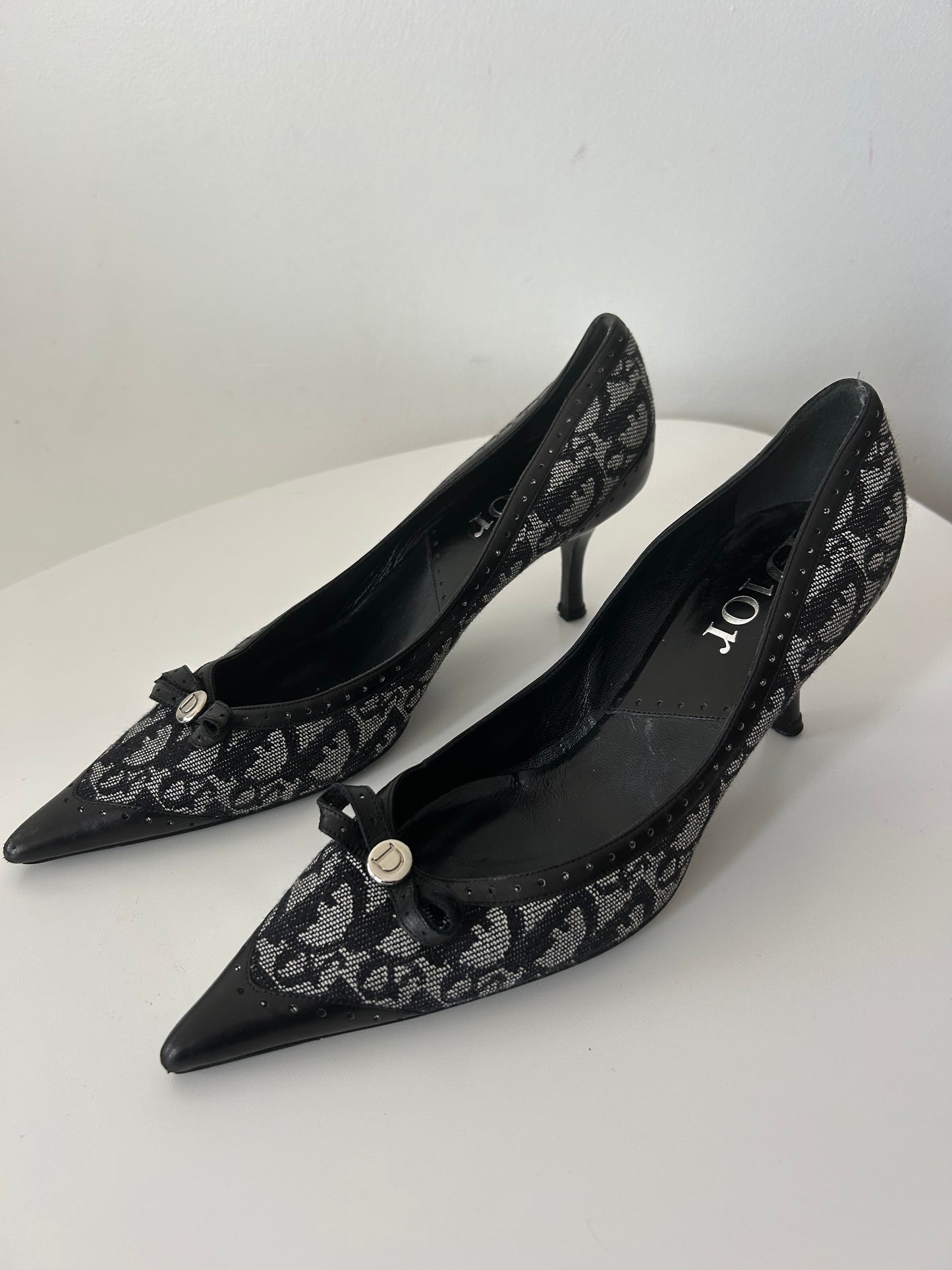 Christian Dior canvas heels EU39.5