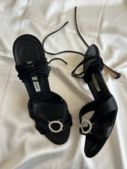 Manolo Blahnik Tie up sandals EU36.5