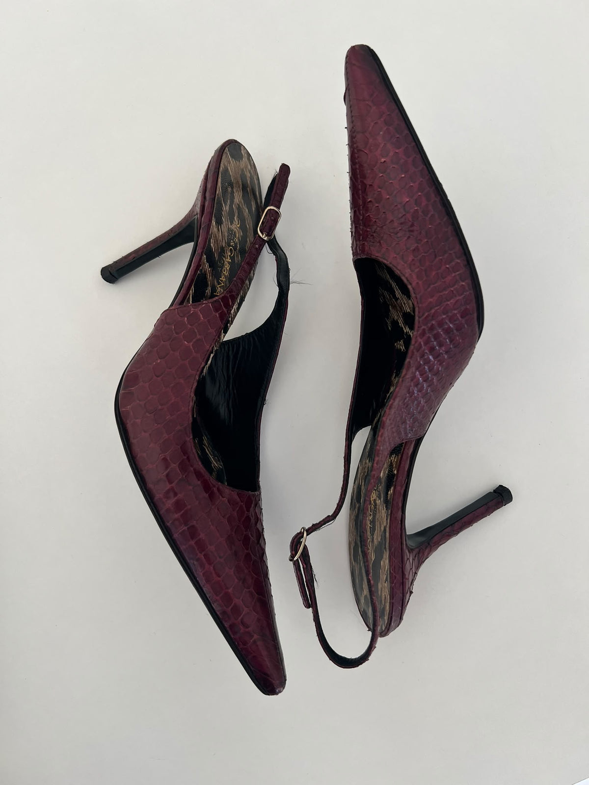 Dolce&Gabbana phyton slingback EU38
